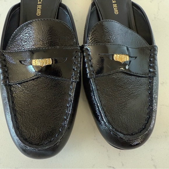 New Veronica Beard Penny Mule in Patent leather black Size: 6 - Picture 3 of 5